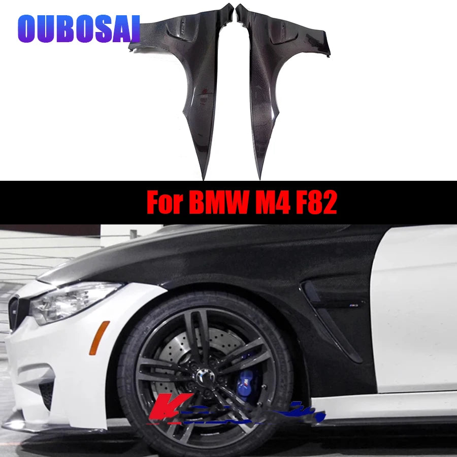 For BMW M4 F82 F83 2014-2020 Carbon Fiber Fender Bumper Retrofit