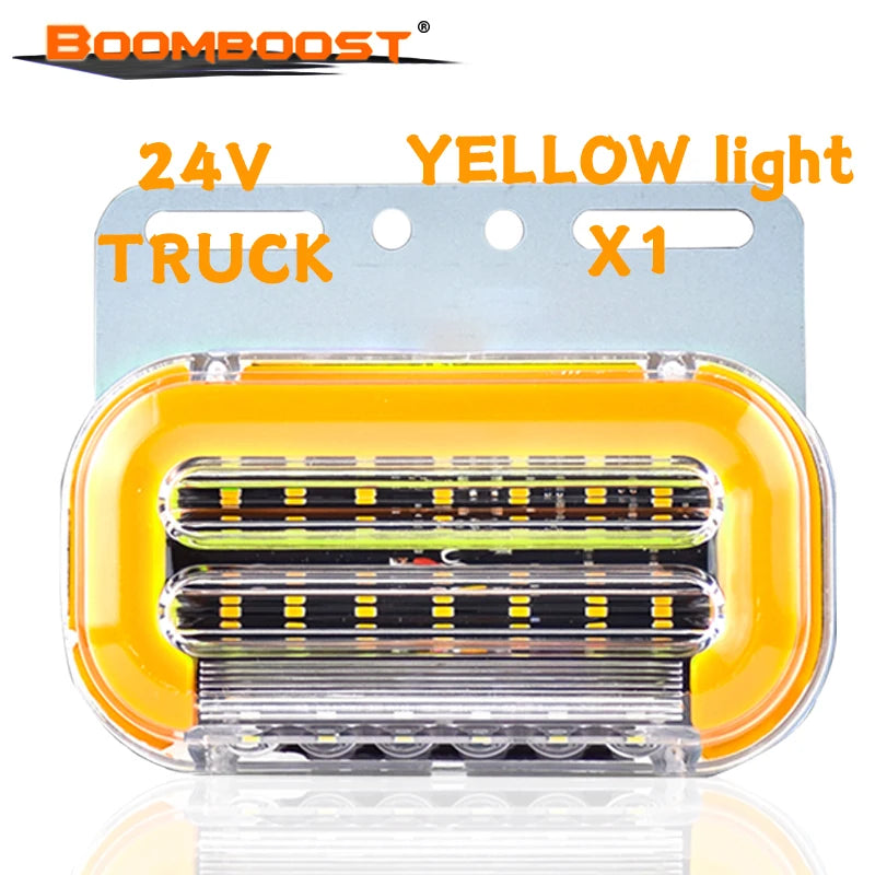 24V IP67 Waterproof Flowing Ground Side Super Bright Truck