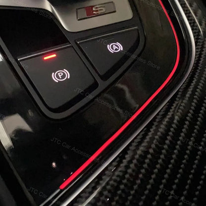 For Audi A4 S4 A5 S5 Piano Black Center Console Ambient B9 A4 A5