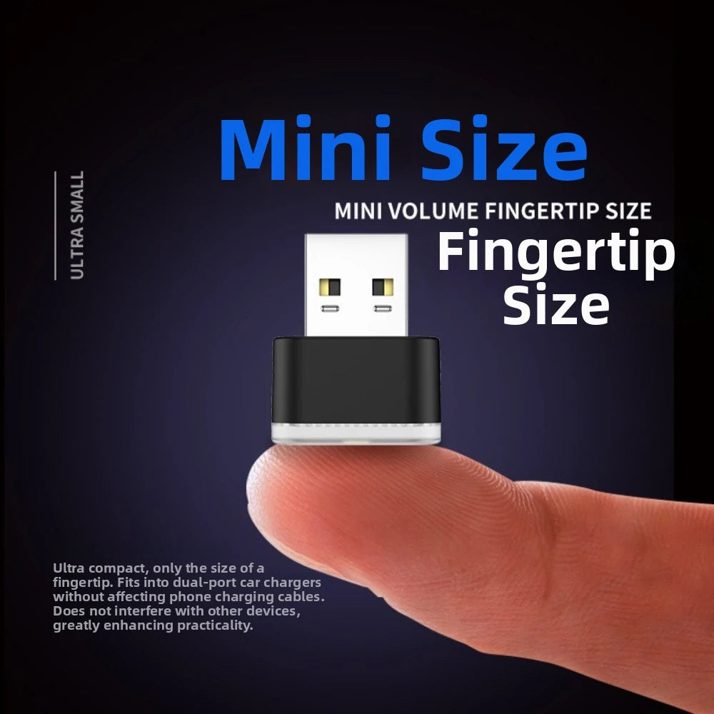 USB Powered Interior Plug Play Colorful Atmosphere Neon MINI