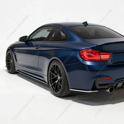 For BMW F32 4 Series 2-Door Gloss Black Max Side Skirts