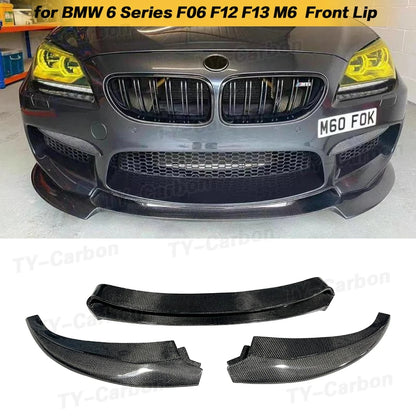 For BMW F06 F12 F13 M6 Series Carbon Fiber Front Bumper Lip Base