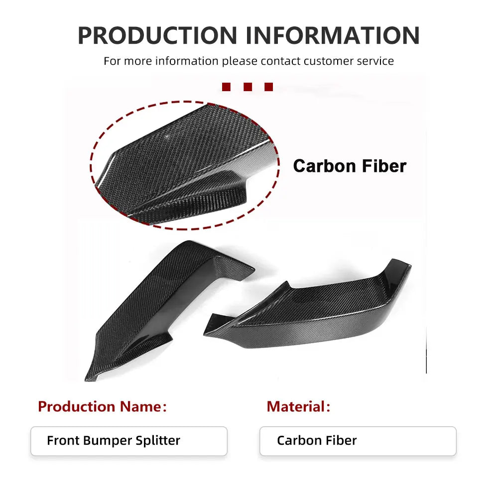 For BMW 6 Series F06 F12 F13 640I 650I M Sport 2012-2017 Carbon