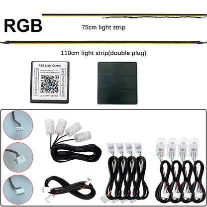 APP RGB Ambient Wire Strip Door Storage Footlight Main