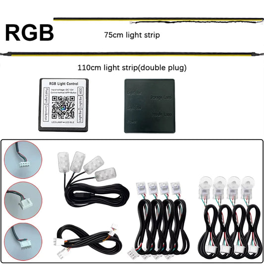RGB APP Ambient Wire Strip Door Storage Footlight Main