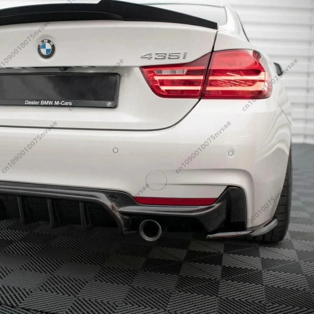 For BMW 4 Coupe M-Pack F32 Maxton Rear Side Splitters 2013-2020