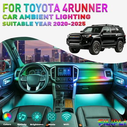 For Toyota 4Runner 2020–2025 Dreamcolor 6 Kit 256 Colors Ambient