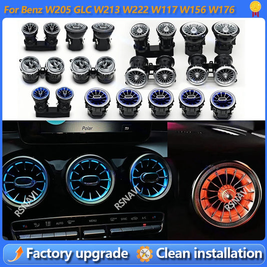 For Mercedes-Benz C Glc Class W205 Ambient Color Air Outlet