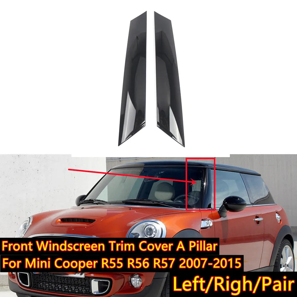 For MINI Cooper R55 R56 R57 Front Side Windshield Post Trim A
