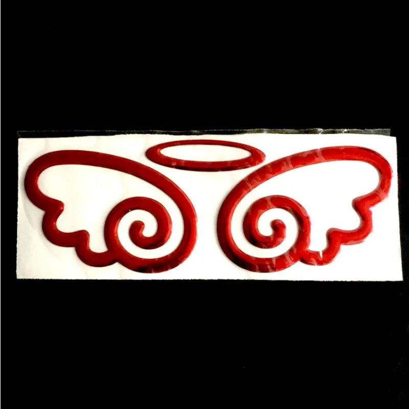 1PC 3D Angel Wings Pvc Sticker Decal Rear Body