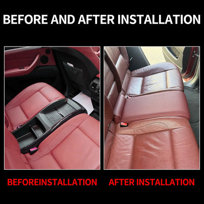 For BMW X6 E71 2008-2013 4 SEAT Conversion Kit Pu Leather Rear