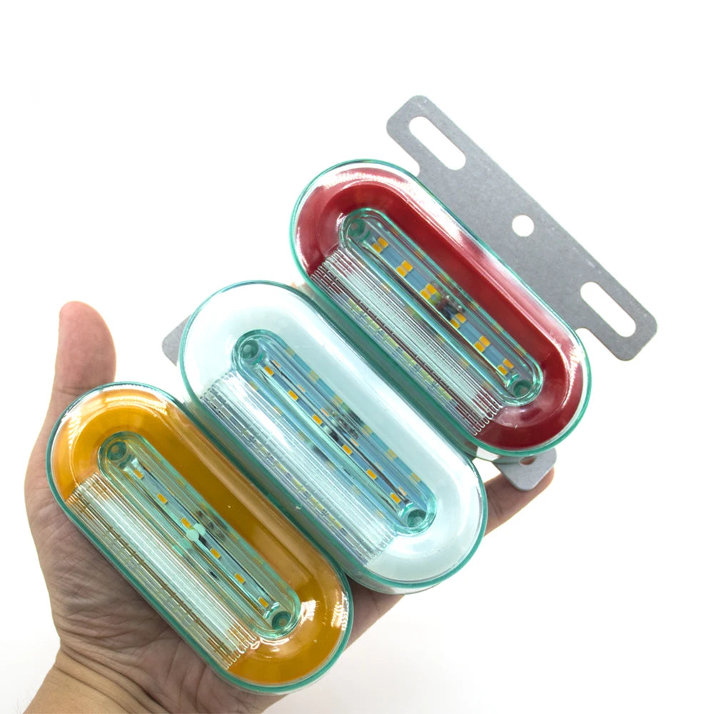 For 12V 24V 10PCS 24 Side Marker External Signal Indicator