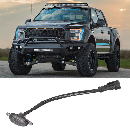 For Raptor Style Universal Front Grille Amber Lighting Pickup
