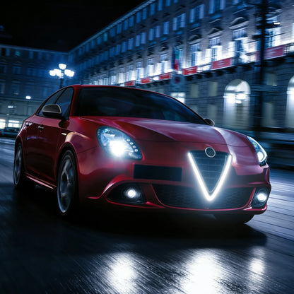 Dynamic Sequential LED Front Grille Ambient Light Strip DRL Lamp For Alfa Romeo Giulietta 2010-2016 Turn Signal Car Exte