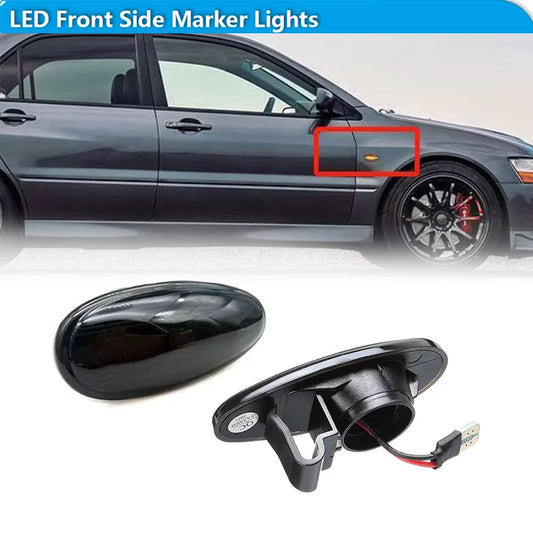 For Mitsubishi Outlander I-Miev Lancer Evo Amber Dynamic Front