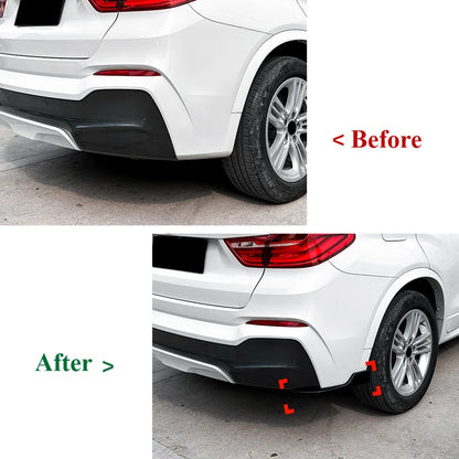 For BMW X4 F26 M Sport Rear Bumper Side Skirt Body Kits 2014
