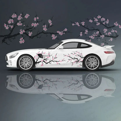 Sakura Flower Stickers Ita Tuning Racing Vinyl Decal Wrap