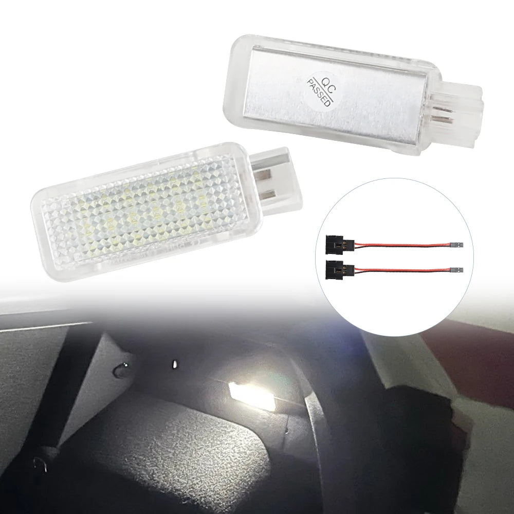 For Audi A3 8P A4 B6 2PCS Luggage Trunk Lampcar Interior A6 C6