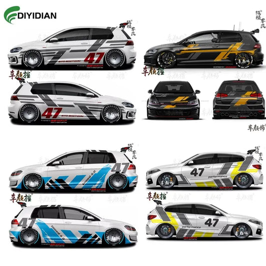 For VW MK5 MK6 MK7 MK8 Sticker Golf Gti Body Exterior Customized