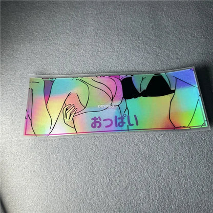 For Laptop Computer Case Trunk Auto Anime Bikini Girl Sticker