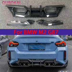For BMW M2 G87 2020+ Carbon Fiber Back Lip Rear Bumper Diffuser
