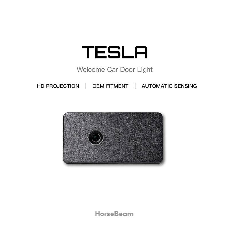 For Tesla Model3 2PCS Modely 2027 Door Welcome Puddle Courtesy