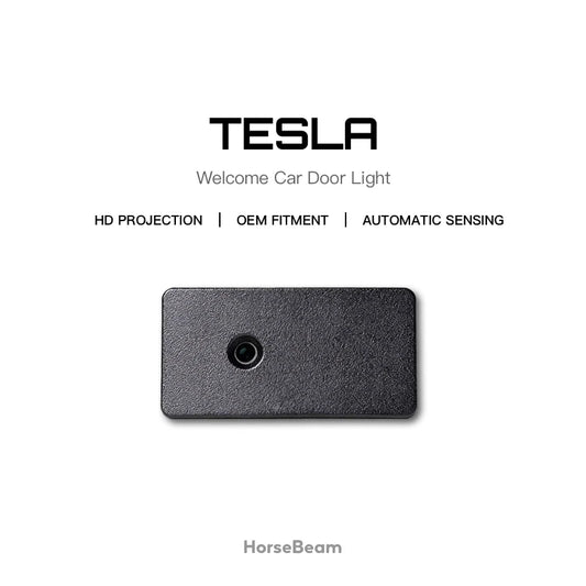 For Tesla Model3 2PCS Modely 2027 Door Welcome Puddle Courtesy