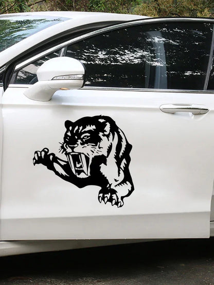 Sticker Various Sizes Vinyl saber-toothed Tiger Waterproof