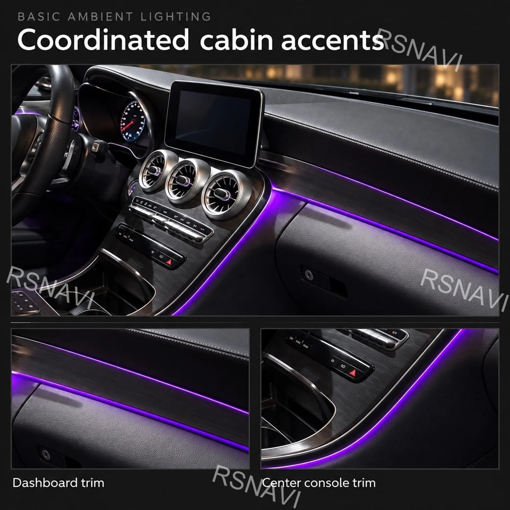 For Mercedes-Benz C-Class Coupe 2015-2021 Models 64-color Basic
