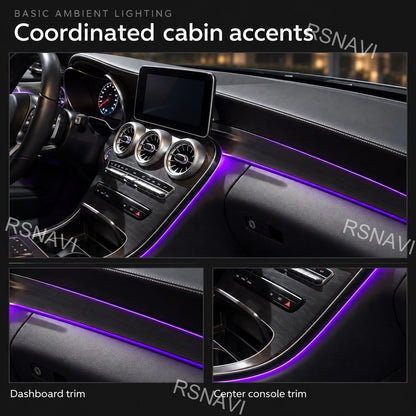 For Mercedes-Benz C-Class Coupe 2015-2021 Models 64-color Basic