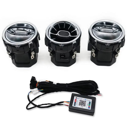 For Kia Stinger Front Turbine Air Vent Atmosphere APP Controlled