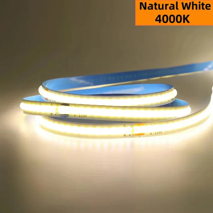 220V Cob Flexible Strip Smart Ic Does Not Need