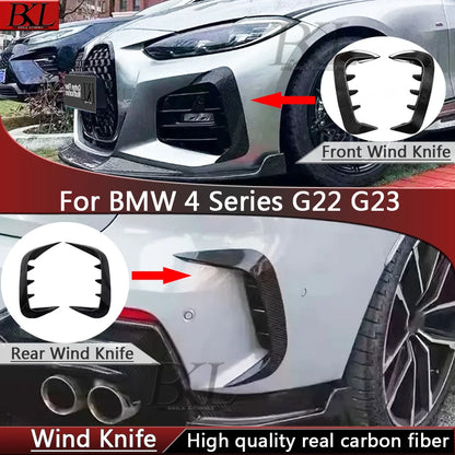For BMW 4 Series G22 G23 425 430I Carbon Fiber Rear Bumper