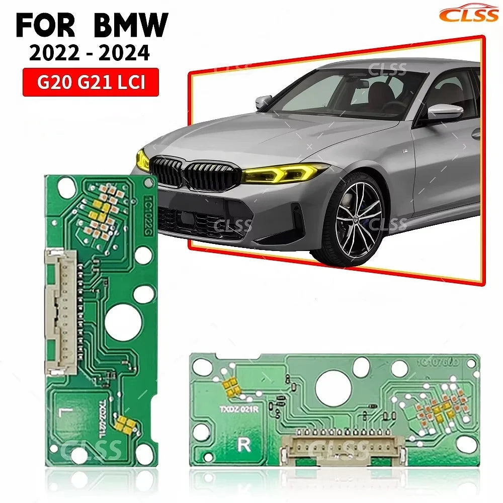 For BMW 3 Series G20 G21 Yellow Drl Boards G28 Lci 2022-2024