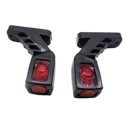 For Trailer 2PCS 3faces White Red Yellow 12 24V Side Marker