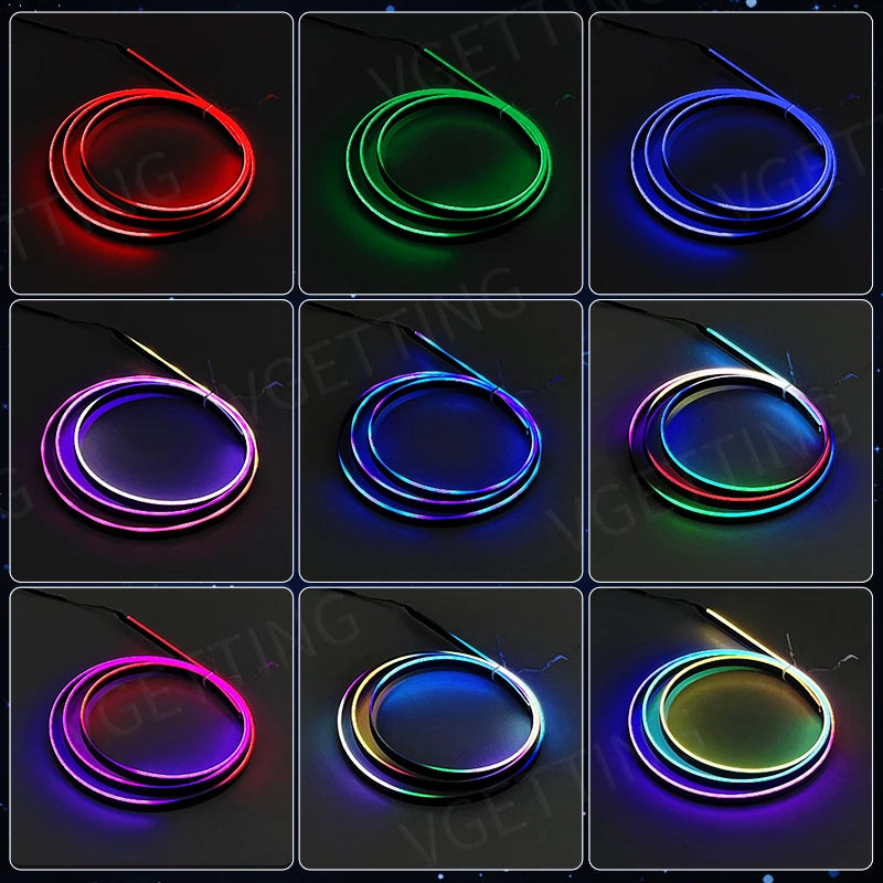 For Tesla Model 3 Y S X 6IN1 Interior Ambient Full Color RGB 110