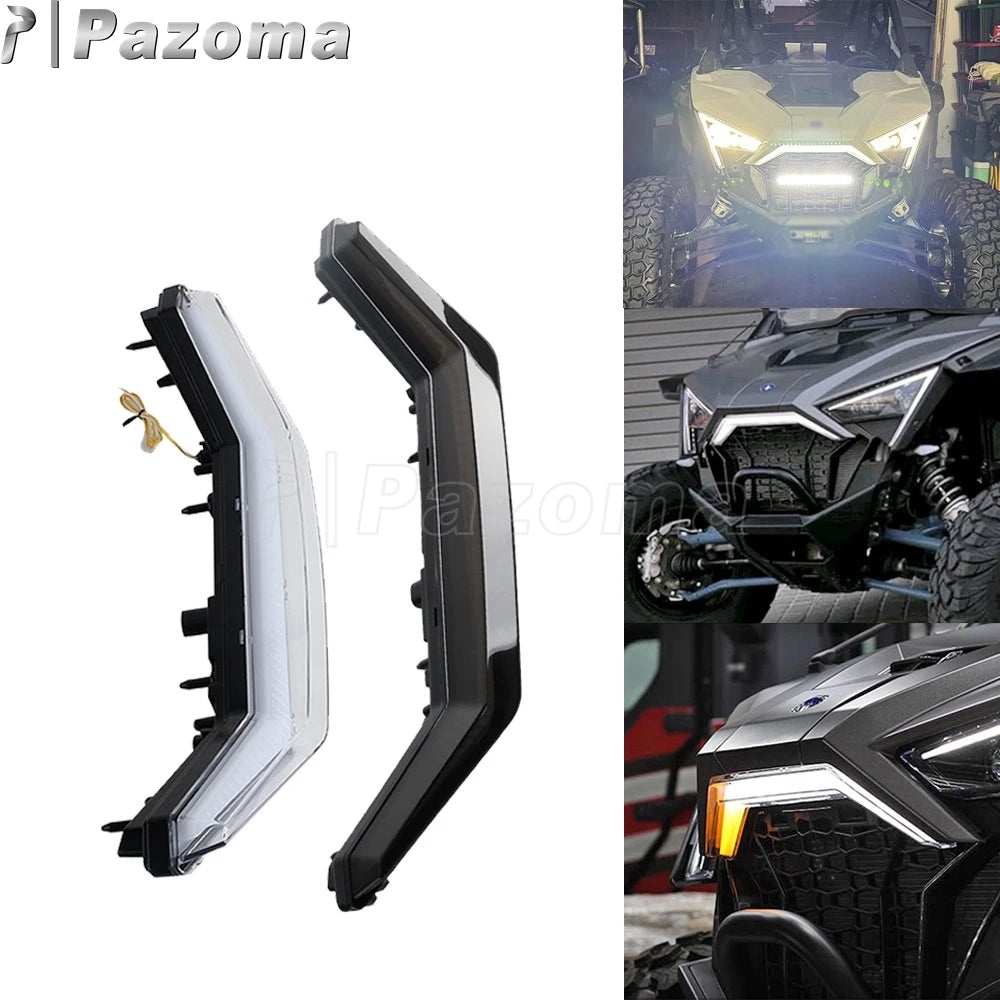 For Polaris Rzr Pro R Xp Utv Front Accent Center Grill Sport