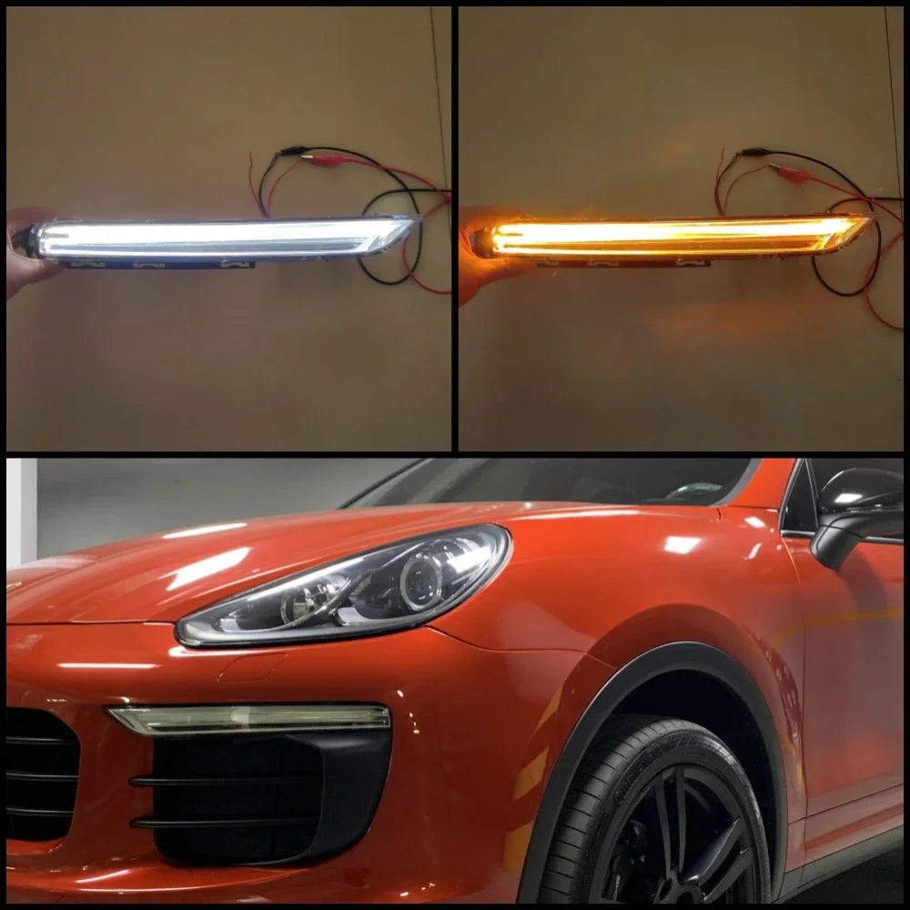 For Porsche Cayenne 3.0T Cayenne S Drl Turn Signal Day 3.6t 2015