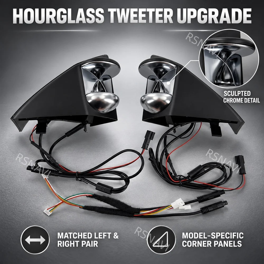 For Mercedes-Benz Cla W117 Gla W156 Hourglass Design Tweeters