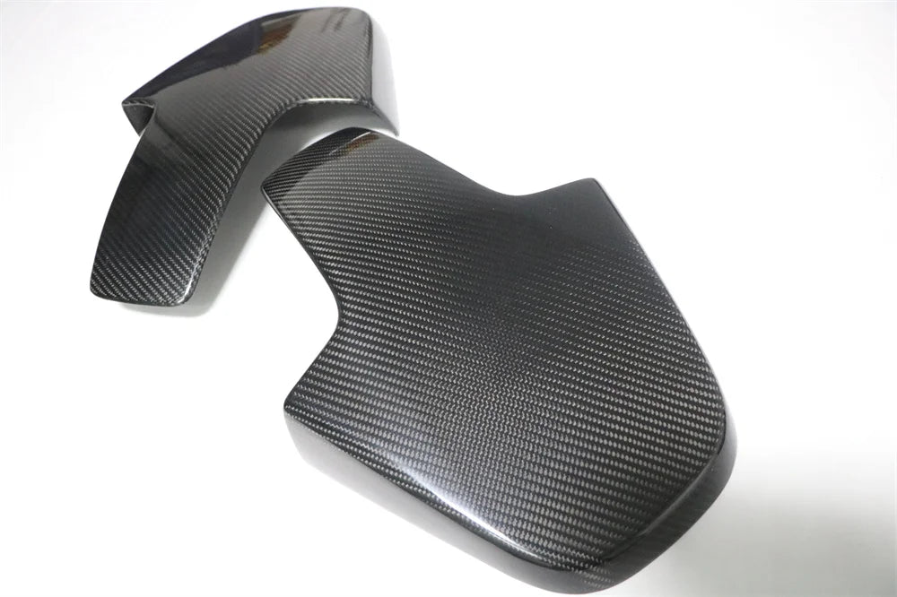 For BMW M8 F91 F97 F98 Dry Carbon SEAT Back Covers Trims Fiber