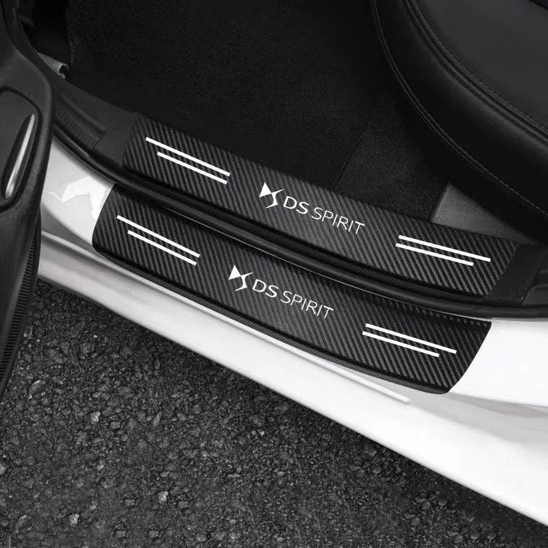 For Ds Spirit DS3 DS4 DS5 Logo Door Sill Scuff Plate Decor