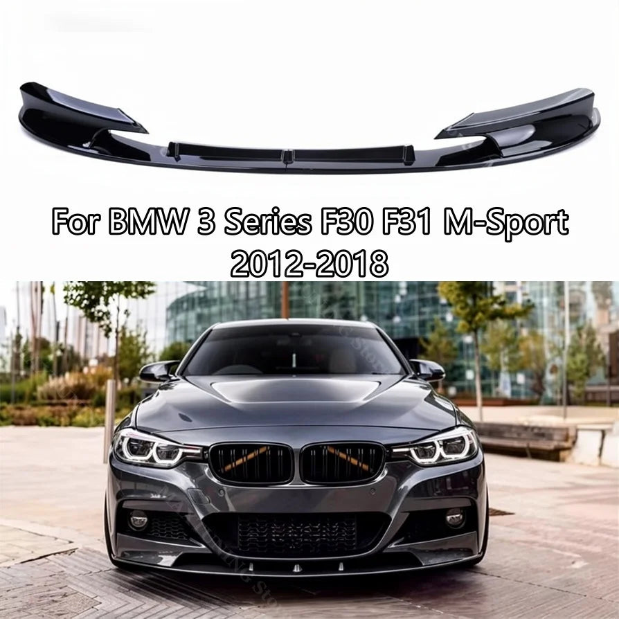 For BMW 3 Series F30 F31 M Sport 2012-2018 Black Front Bumper