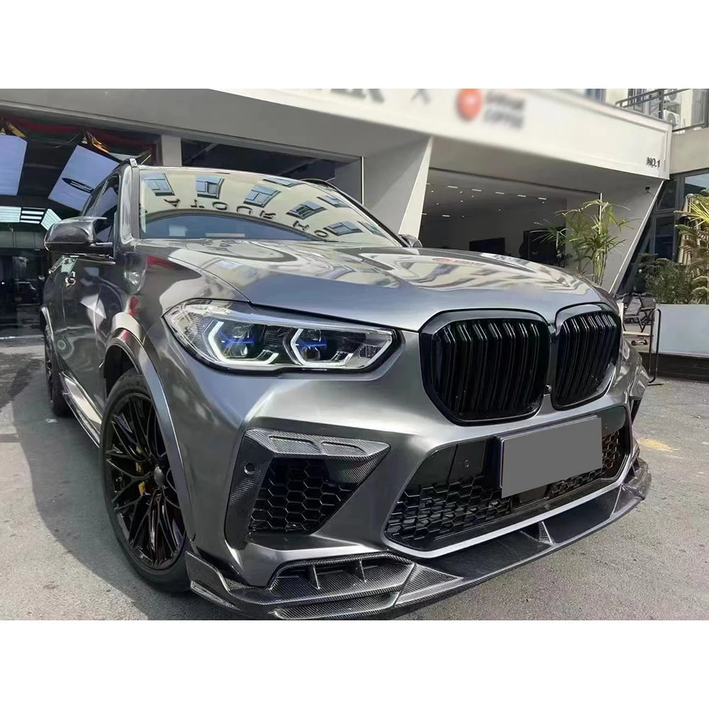 For BMW F95 X5M 2019-2022 Front Jchey Dry Carbon Fiber Bumper