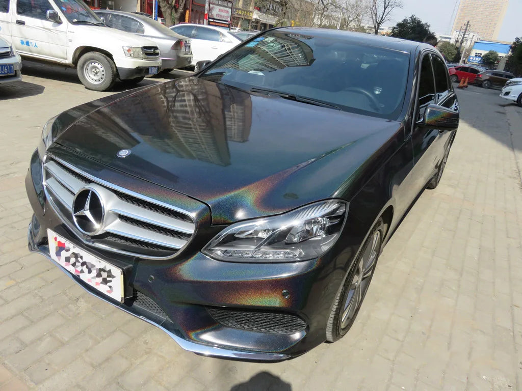 Premium Flip Psychedelic Rainbow Chrome Glossy Vinyl Wrap Film