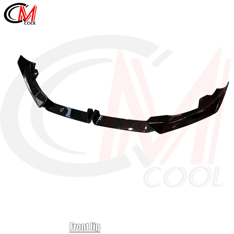 For BMW X6 G06 2023-2025 M Sport Bright Black Front Lip