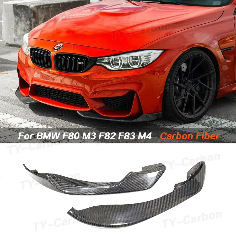 For BMW F80 M3 F82 F83 Front Bumper Lip Spoiler Splitters M4