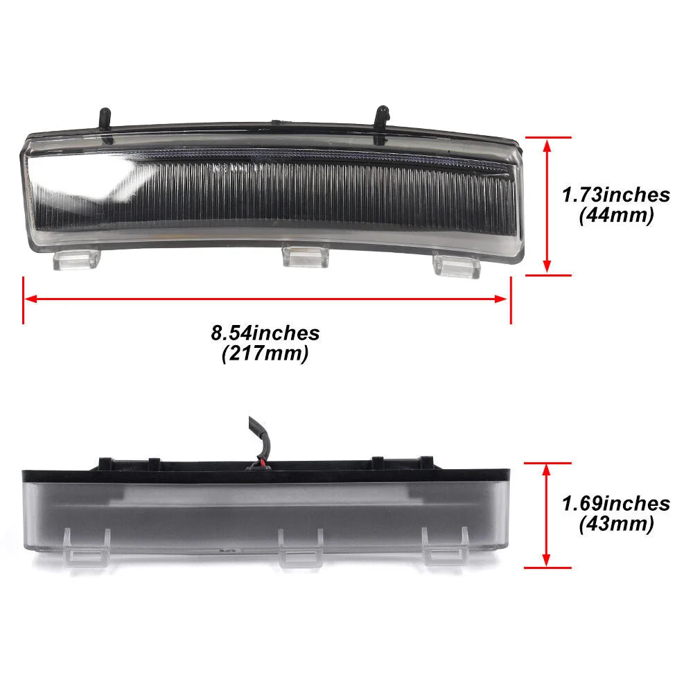 For Nissan 350Z Lci Switchback White Front Bumper Drl Daytime