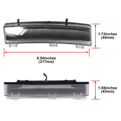 For Nissan 350Z Lci Switchback White Front Bumper Drl Daytime