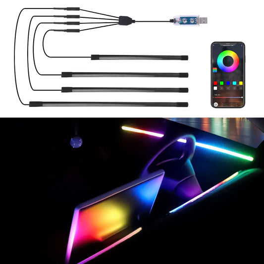 For Tesla LED Interior Lights Center Console Atmosphere Sunroof