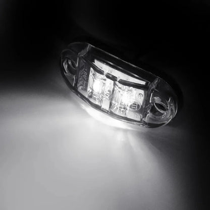 For Trailer 2PCS 12V 24V Truck Daytime Running Drl Lamps Warning